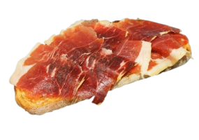 tostada de jamon